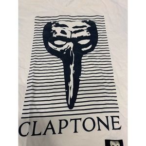 Claptone T-Shirt Short Sleeve Beige L Men's A49